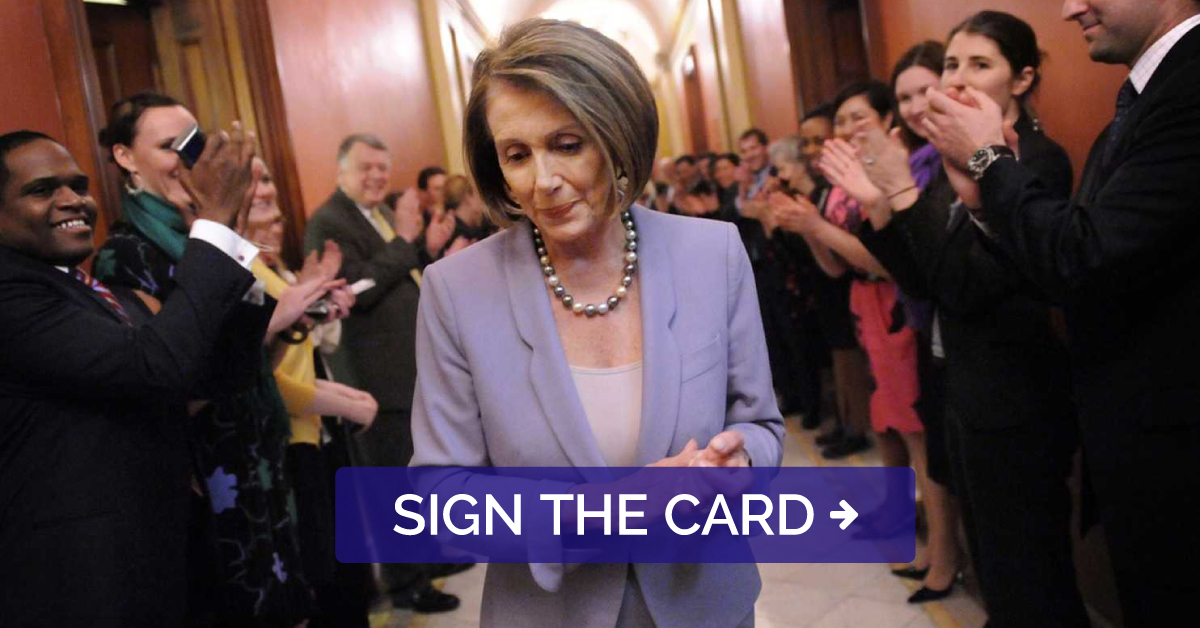 ONLY 5,000 SPOTS LEFT: Send Nancy a Thank You Note